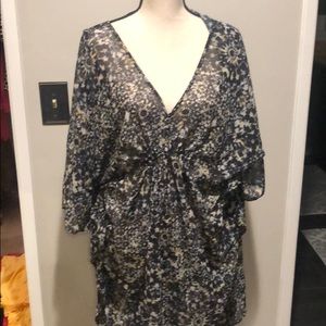 Boho swim  beach cover up or dress